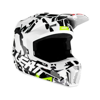 KASK MOTOCYKLOWY JUNIOR LEATT MOTO 3.5 ZEBRA M