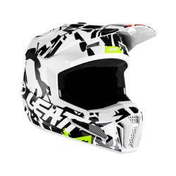 KASK MOTOCYKLOWY JUNIOR LEATT MOTO 3.5 ZEBRA M