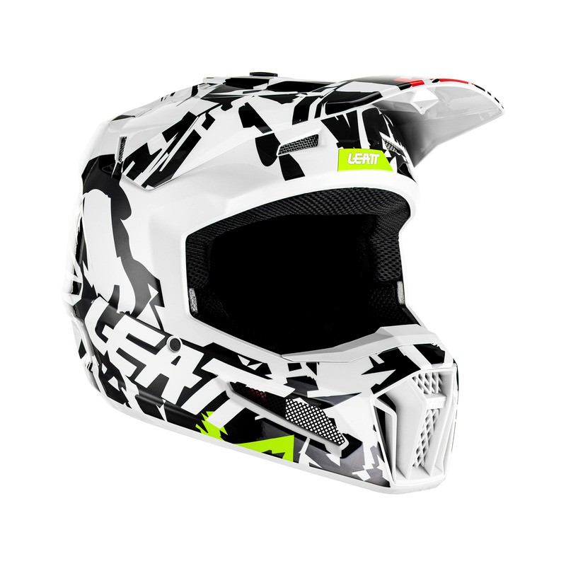 KASK MOTOCYKLOWY JUNIOR LEATT MOTO 3.5 ZEBRA M
