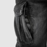 JEANSY MOTOCYKLOWE REBELHORN VANDAL WASHED BLACK MONOLAYER 28/34