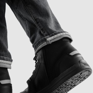 JEANSY MOTOCYKLOWE REBELHORN VANDAL WASHED BLACK MONOLAYER 32/34