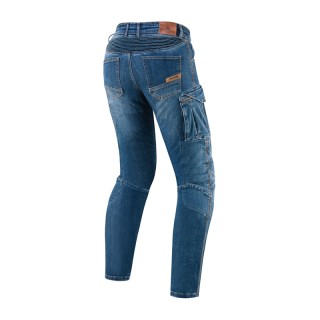 JEANSY MOTOCYKLOWE REBELHORN VANDAL DENIM BLUE 28/32