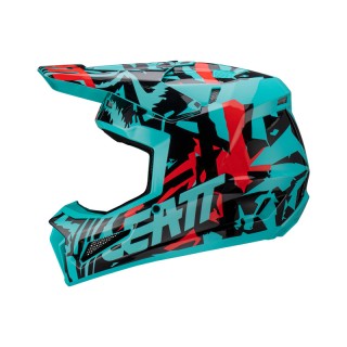 KASK MOTOCYKLOWY Z GOGLAMI LEATT KIT MOTO 3.5 FUEL L