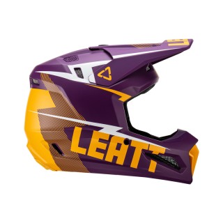 KASK MOTOCYKLOWY Z GOGLAMI LEATT KIT MOTO 3.5 INDIGO L