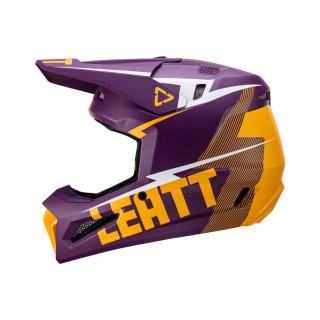 KASK MOTOCYKLOWY Z GOGLAMI LEATT KIT MOTO 3.5 INDIGO L