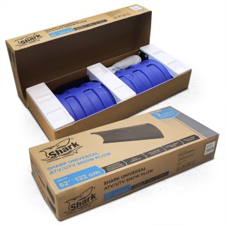 Pług SHARK (132 cm) czarny