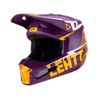 KASK MOTOCYKLOWY Z GOGLAMI LEATT KIT MOTO 3.5 INDIGO XL