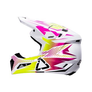 KASK MOTOCYKLOWY Z GOGLAMI LEATT KIT MOTO 3.5 STORM PINKM