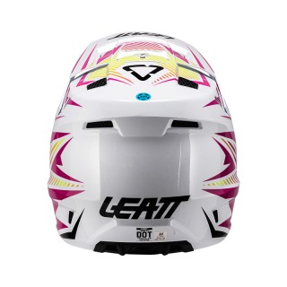 KASK MOTOCYKLOWY Z GOGLAMI LEATT KIT MOTO 3.5 STORM PINKM