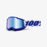 100 PROCENT GOGLE ACCURI 2 BLUE - MIRROR BLUE LENS - KOLOR NIEBIESKI/BIAŁY SZYBKA NIEBIESKIE LUSTRO