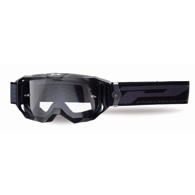 PROGRIP 2024/11 GOGLE PG3300-322 TR VISION KOLOR CZARNY MAT (SZYBA PG3310 PRZEZROCZYSTA ANTISCRATCH, NO FOG, ANTI UV)