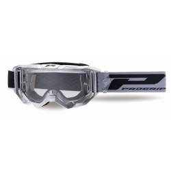 PROGRIP 2024/11 GOGLE PG3300-414 TR VISION KOLOR SREBRNY MAT (SZYBA PG3310 PRZEZROCZYSTA ANTISCRATCH, NO FOG, ANTI UV)
