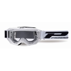 PROGRIP 2024/11 GOGLE PG3300-323 TR VISION KOLOR BIAŁY MAT (SZYBA PG3310 PRZEZROCZYSTA ANTISCRATCH, NO FOG, ANTI UV)