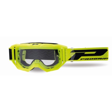 PROGRIP 2024/11 GOGLE PG3300-310 TR VISION KOLOR ŻÓŁTY FLUO MAT (SZYBA PG3310 PRZEZROCZYSTA ANTISCRATCH, NO FOG, ANTI UV)