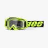 100 PROCENT GOGLE ARMATIC NEON YELLOW - CLEAR LENS - KOLOR ŻÓŁTY FLUO/CZARNY SZYBA PRZEŹROCZYSTA