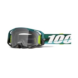 100 PROCENT GOGLE ARMATIC POLARITY - CLEAR LENS - KOLOR ZIELONY/BIAŁY SZYBA PRZEŹROCZYSTA