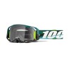 100 PROCENT GOGLE ARMATIC POLARITY - CLEAR LENS - KOLOR ZIELONY/BIAŁY SZYBA PRZEŹROCZYSTA