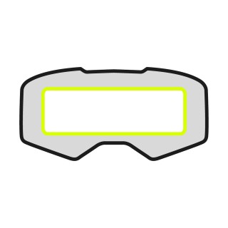 KENNY RACING VISION PERFORMANCE FOLIA OCHRONNA DO GOGLI(60MM X150MM) (PACK 4)