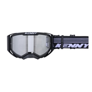 KENNY RACING GOGLE MODEL PERFORMANCE LEVEL 1 BLACK - CLEAR LENS - KOLOR CZARNY/BIAŁY SZYBKA PRZEŹROCZYSTA