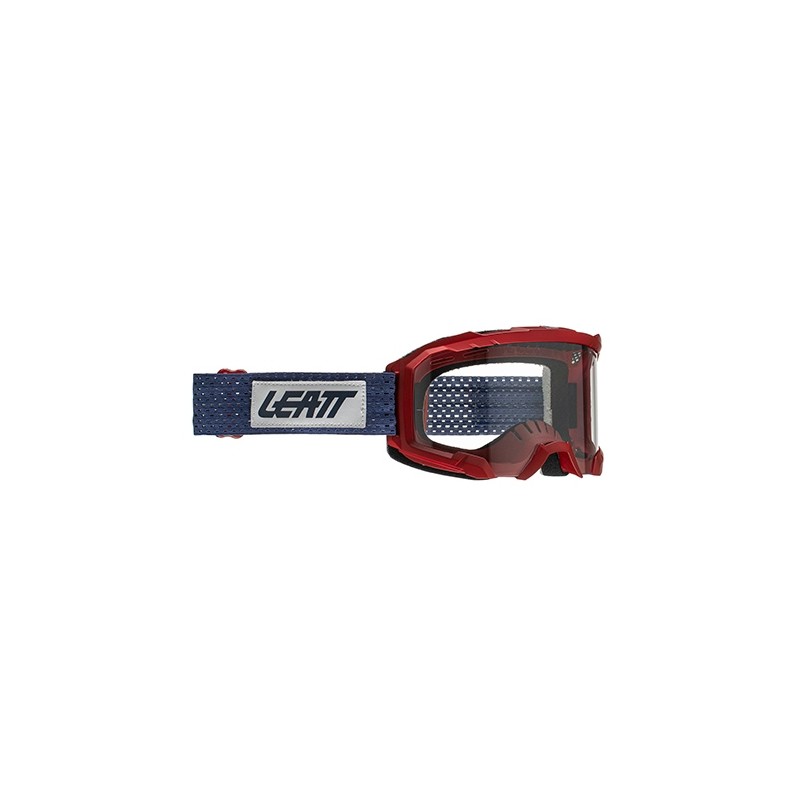LEATT GOGLE VELOCITY 4.0 MTB GOGGLE CHILLI LENS CLEAR 83% - KOLOR BORDOWY/GRANATOWY SZYBKA PRZEŹROCZYSTA
