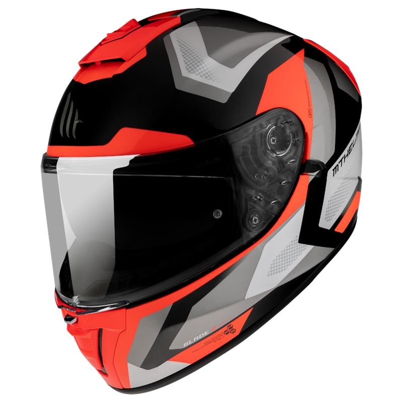 MT WYPRZEDAŻ KASK INTEGRALNY Z BLENDĄ BLADE 2 SV FINISHLINE D5 GLOSS PEARL RED KOLOR CZARNY/SZARY/CZERWONY ROZMIAR XS