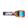 LEATT GOGLE ROWEROWE VELOCITY 5.0 MTB GOGGLE IRIZ JUNGLE 26% KOLOR POMARAŃCZOWY/CZARNY/NIEBIESKI SZYBKA MULTICOLOR LUSTRO