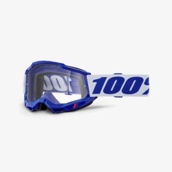 100 PROCENT GOGLE ACCURI 2 BLUE - CLEAR LENS - KOLOR NIEBIESKI/BIAŁY SZYBKA PRZEŹROCZYSTA