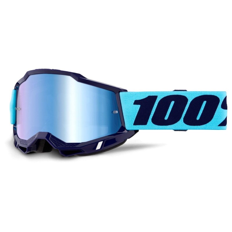 100 PROCENT GOGLE ACCURI 2 VAULTER - MIRROR BLUE LENS KOLOR NIEBIESKI/GRANATOWY SZYBA NIEBIESKIE LUSTRO