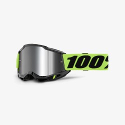 100 PROCENT GOGLE ACCURI 2 SAND NEON YELLOW - SMOKE LENS KOLOR CZARNY/ŻÓŁTY FLUO SZYBA PRZYCIEMNIANA