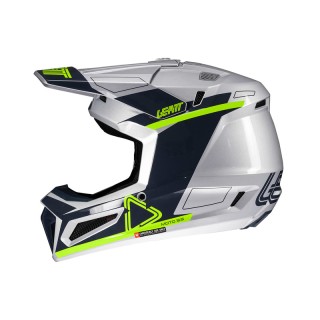 KASK MOTOCYKLOWY Z GOGLAMI LEATT KIT MOTO 3.5 STEEL S