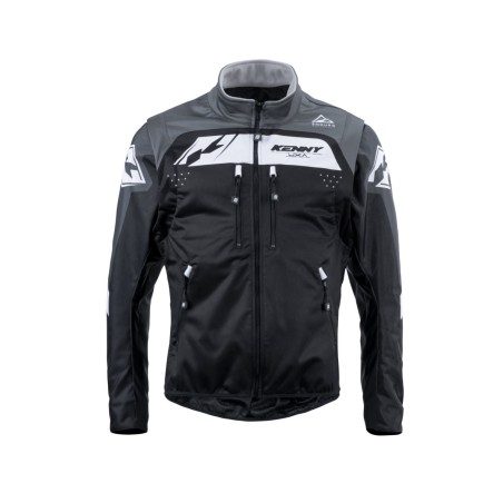 KENNY RACING KURTKA ADVENTURE/ENDURO MODEL SOFTSHELL GREY KOLOR CZARNY/SZARY/BIAŁY ROZMIAR XXXL