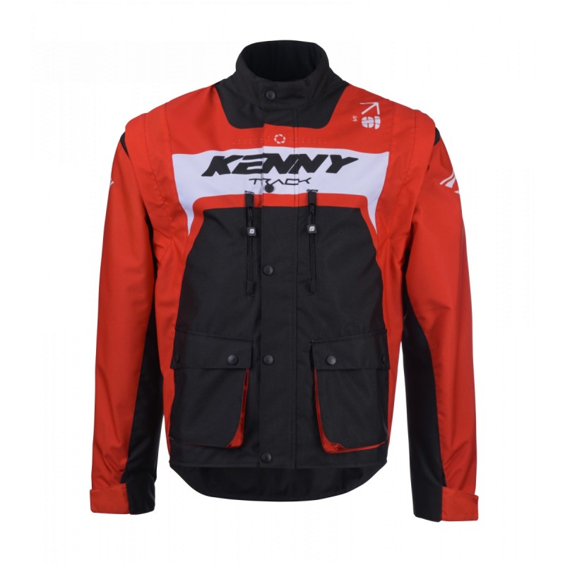 KENNY RACING KURTKA ADVENTURE/ENDURO MODEL TRACK RED KOLOR CZARNY/CZERWONY/BIAŁY ROZMIAR M