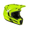 KASK MOTOCYKLOWY Z GOGLAMI LEATT KIT MOTO 3.5 NEON YELLOW L