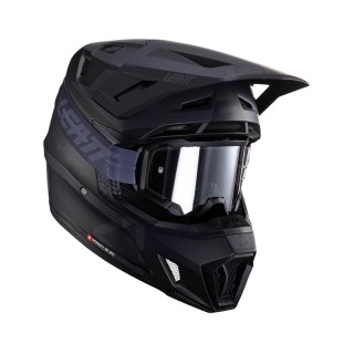 KASK MOTOCYKLOWY Z GOGLAMI LEATT KIT MOTO 7.5 STEALTH M