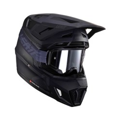 KASK MOTOCYKLOWY Z GOGLAMI LEATT KIT MOTO 7.5 STEALTH M