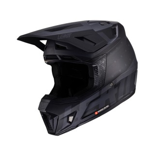KASK MOTOCYKLOWY Z GOGLAMI LEATT KIT MOTO 7.5 STEALTH XL