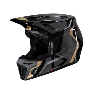 KASK MOTOCYKLOWY Z GOGLAMI LEATT KIT MOTO 8.5 BLACK XL