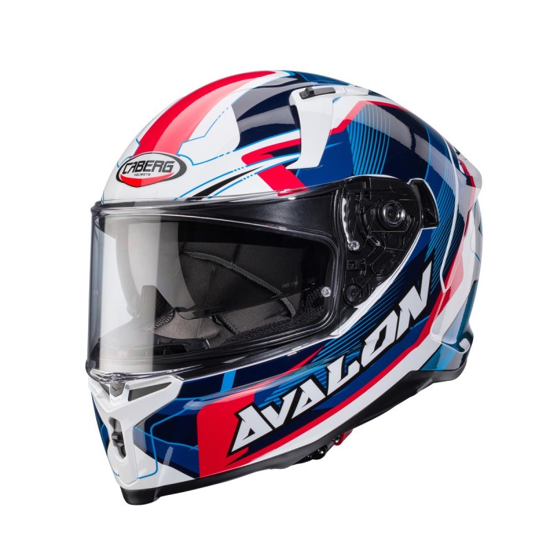 CABERG KASK INTEGRALNY AVALON X OPTIC KOLOR BIAŁY/NIEBIESKI/CZERWONY ROZMIAR XL CABERG KASK INTEGRALNY AVALON X OPTIC KOLOR BIAŁY/NIEBIESKI/CZERWONY ROZMIAR XL