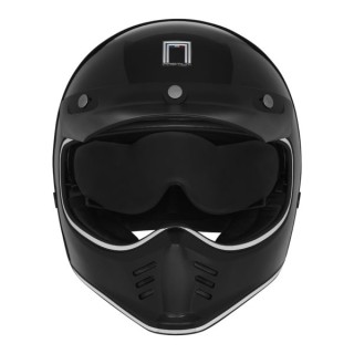 NOX PREMIUM KASK INTEGRALNY (FULL FACE) SEVENTY II SOLID KOLOR CZARNY POŁYSK ROZMIAR L