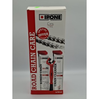 IPONE ROAD CHAIN CARE ZESTAW DO CZYSZCZENIA I SMAROWANIA ŁAŃCUCHA ZE SZCZOTKĄ