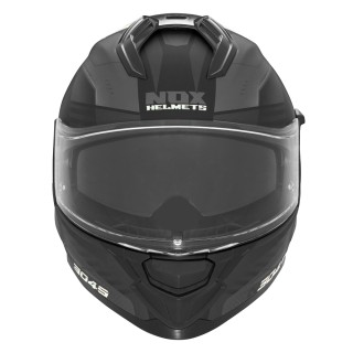 NOX KASK INTEGRALNY (FULL FACE) Z BLENDĄ N304S CARVER KOLOR CZARNY/BIAŁY MAT ROZMIAR L