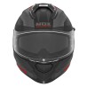 NOX KASK INTEGRALNY (FULL FACE) Z BLENDĄ N304S CARVER KOLOR CZARNY/CZERWONY MAT ROZMIAR S