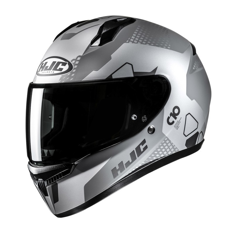 KASK MOTOCYKLOWY HJC C10 ASPA LIGHT GREY M