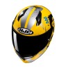 KASK MOTOCYKLOWY HJC C10 GETI YELLOW SILVER S