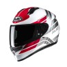KASK MOTOCYKLOWY HJC C10 HIPER WHITE RED S