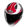 KASK MOTOCYKLOWY HJC C10 HIPER WHITE RED M