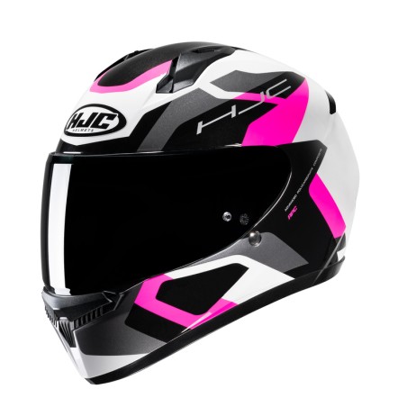 KASK MOTOCYKLOWY HJC C10 TINS WHITE PINK XS