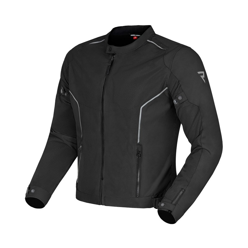 KURTKA MOTOCYKLOWA TEKSTYLNA REBELHORN WAVE BLACK XS