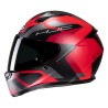 KASK MOTOCYKLOWY HJC C10 TINS BLACK RED M