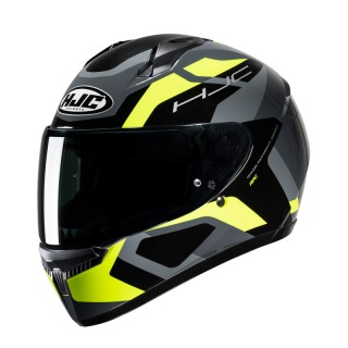 KASK MOTOCYKLOWY HJC C10 TINS GREY YELLOW S